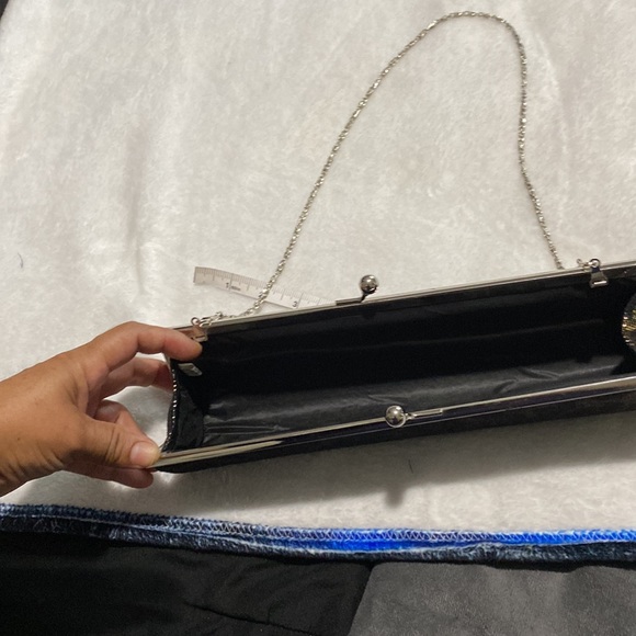 NWT Ladies Purse black/gold - Picture 2 of 6